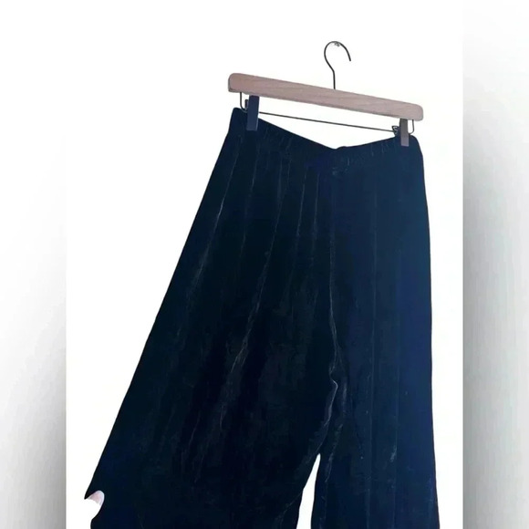 Cut Loose Green Velvet Wide Leg Pants Size M - Picture 10 of 12